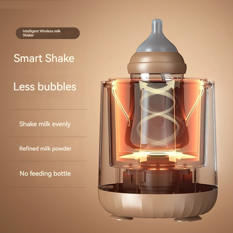 Baby Bottle Shaker USB Charging Milk Blender Feeding Portable Shaking Machine Household Home Babycare Wide Application