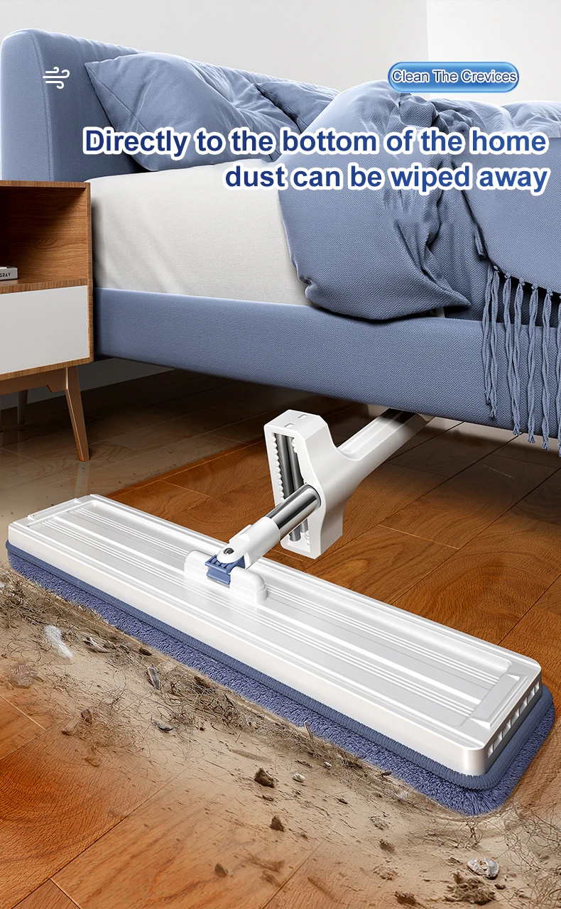 JOYBOS Enlarged Floor Mop Hand Washing Free Lazy Mop Self-Wring Squeeze Household Automatic Dehydration Magic Flat Mops Cleaning