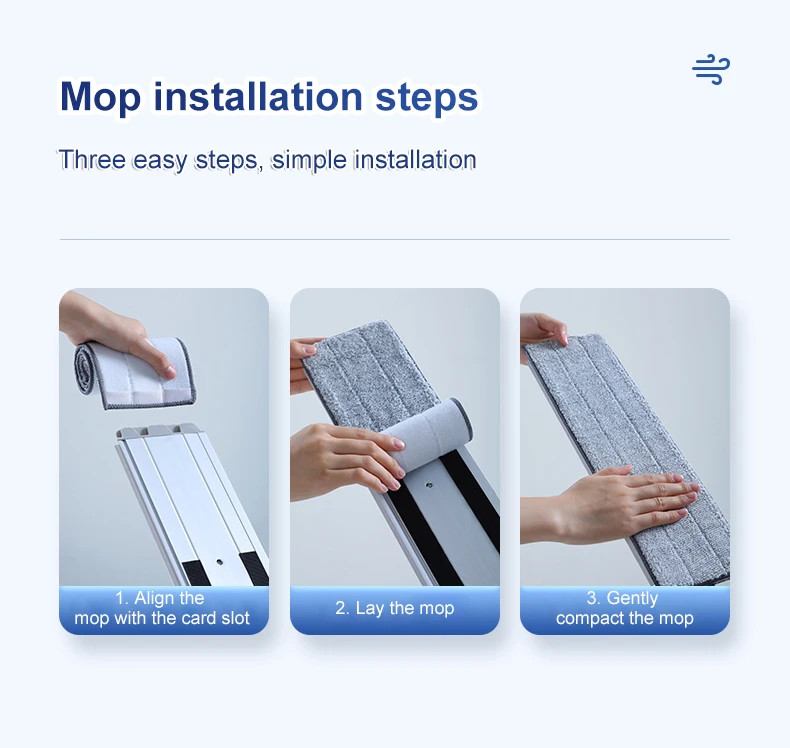 JOYBOS Enlarged Floor Mop Hand Washing Free Lazy Mop Self-Wring Squeeze Household Automatic Dehydration Magic Flat Mops Cleaning