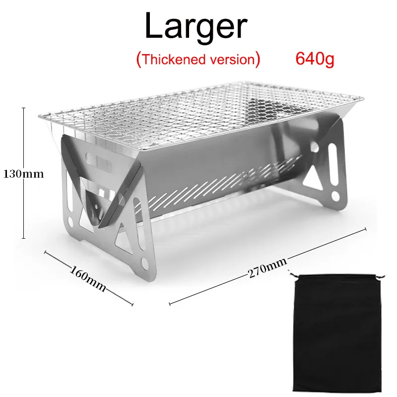 Portable Folding Barbecue Grill Heating Stoves Multifunction Camping BBQ Grill Rack Net Firewood Stove Stainless steel BBQ Grill Portable Folding Barbecue Grill Heating Stoves Multifunction Camping BBQ Grill Rack Net Firewood Stove Stainless steel BBQ Grill