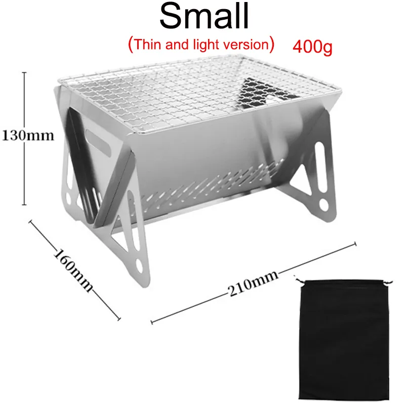 Portable Folding Barbecue Grill Heating Stoves Multifunction Camping BBQ Grill Rack Net Firewood Stove Stainless steel BBQ Grill Portable Folding Barbecue Grill Heating Stoves Multifunction Camping BBQ Grill Rack Net Firewood Stove Stainless steel BBQ Grill